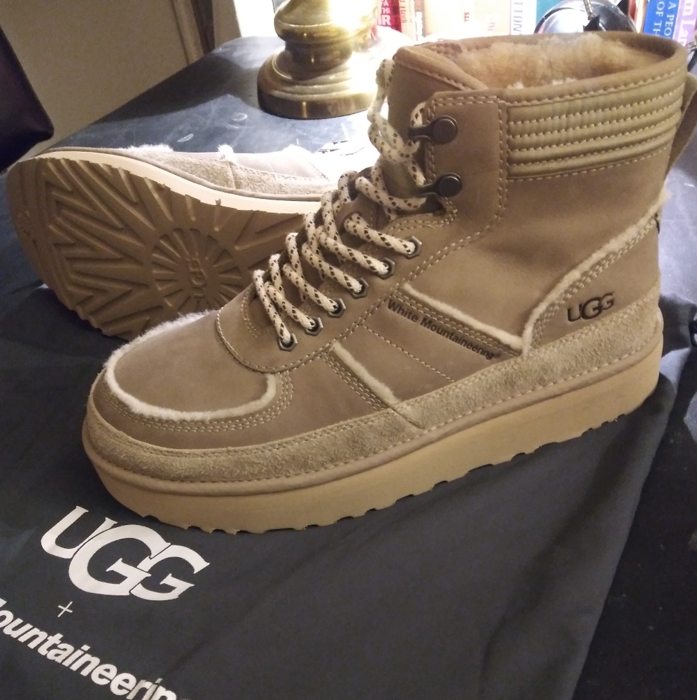 Mens UGG White Mountaineering Boots